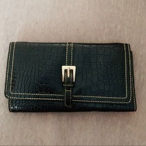 black leather wallet